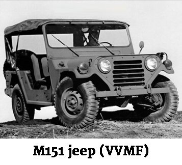 Photo of the M151 jeep (VVMF)