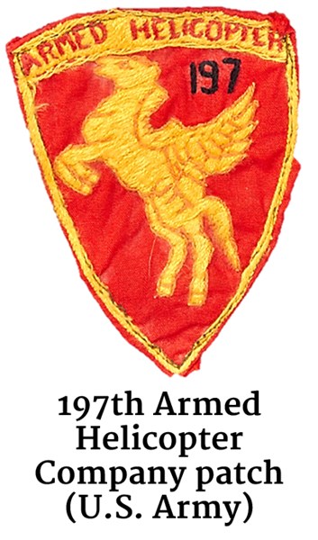 197th Atmed Helicopter Company patch (U.S. Army)