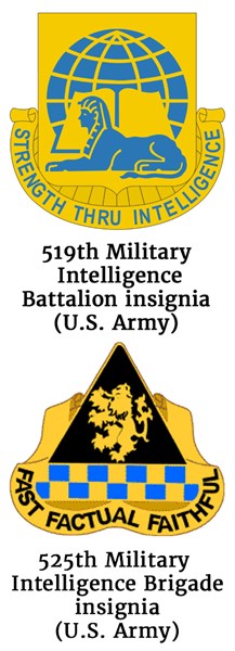 The 519th Military Intelligence Battalion insignia (U.S. Army)