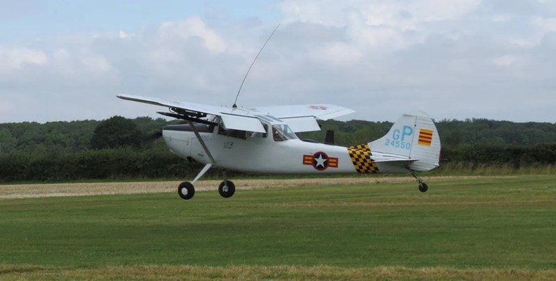 Photo of a Cessna L-19/O-1 Bird Dog from Charliie Company Vietnam, 1966-72.