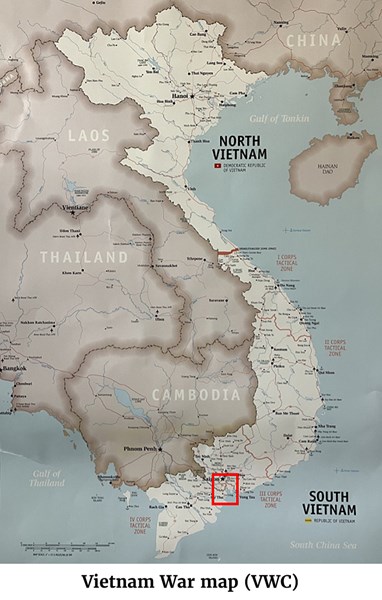 A map of the Vietnam War (VWC)