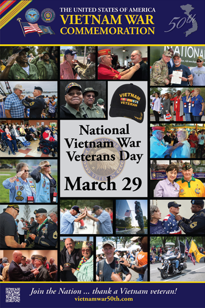 2023 National Vietnam War Veterans Day Poster
