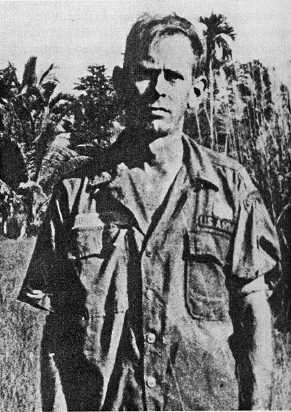 Master Sergeant Kenneth M. Roraback photographed when a prisoner of war, unknown date. (DPAA)
