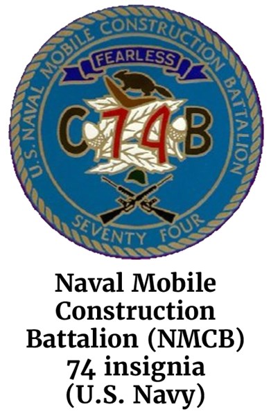 Naval Mobile Construction Battalion (NMCB) 74 insignia (U.S. Navy)