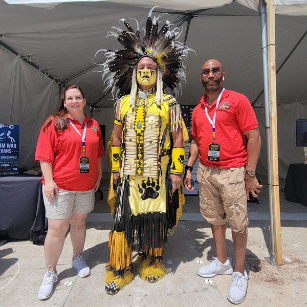 Commemorative Partners posing for a photo during the event.