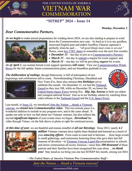 2024 December SITREP - Issue 14