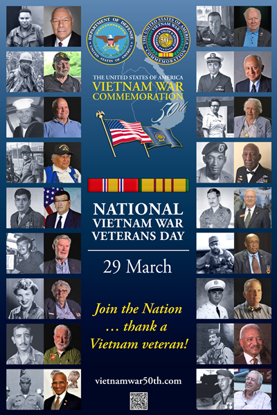 2022 National Vietnam War Veterans Day Poster
