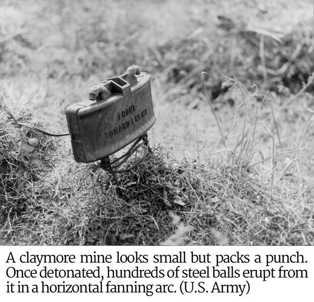 A  claymore mine 