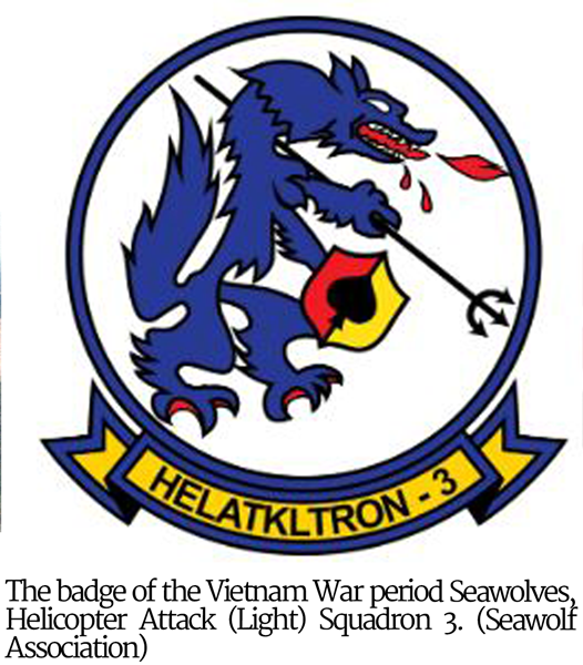 The badge of the Vietnam War period Seawolves