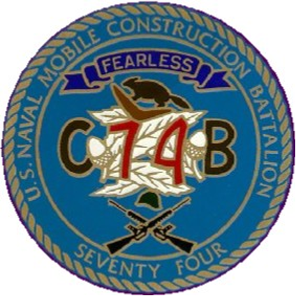 Naval Mobile Construction Battalion (NMCB) 74 insignia (U.S. Navy)