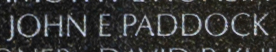 Engraving on The Wall of the name of Private First Class Earnest L. Beam, U.S. Marine Corps