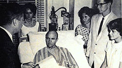 President John Kennedy visits Bailey