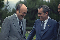 President Nixon with Melvin Laird