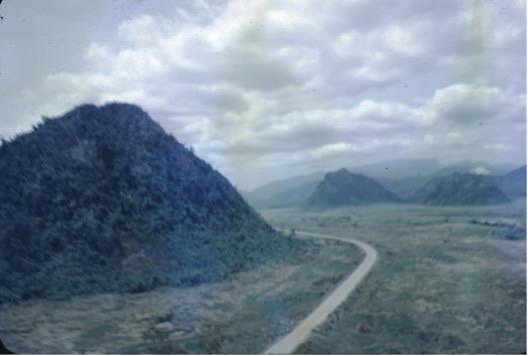 This photo of the Rockpile taken in 1971 illustrates some of the terrain in the area where Operation PRAIRIE I took place. (Texas Tech University Vietnam Center and Archive)