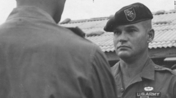Sergeant First Class Bennie Gene Adkins pictured circa 1966. (U.S. Army)