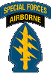 Special Forces paratrooper patch of the U.S. Army