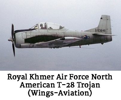 Photo of a Royal Khmer Air Force North American T-28 Trojan (Wings-Aviation)