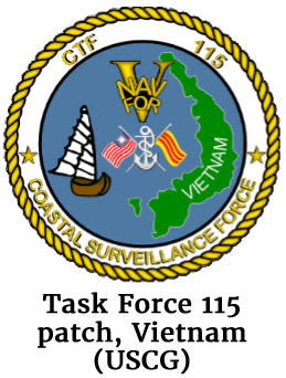 The Task Force 115 patch, Vietnam (USCG)