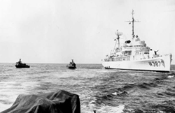 USCGC Gresham on Market Time with Swift Boats