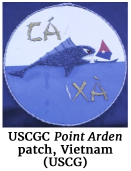 The USCGC Point Arden patch, Vietnam (USCG)