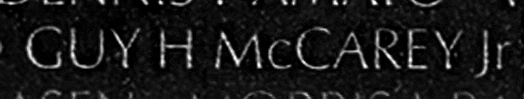 McCarey Jr.'s name inscribed on the Wall